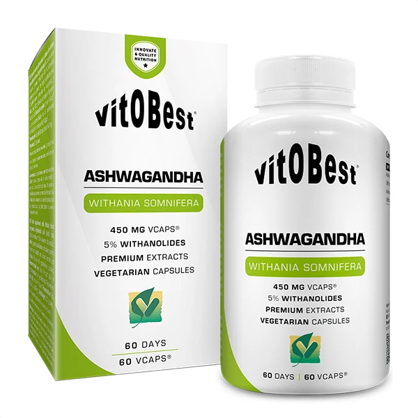 Ashwagandha 450mg - 60 Cápsulas Vegetales 3 Ashwagandha 450mg - 60 Cápsulas Vegetales